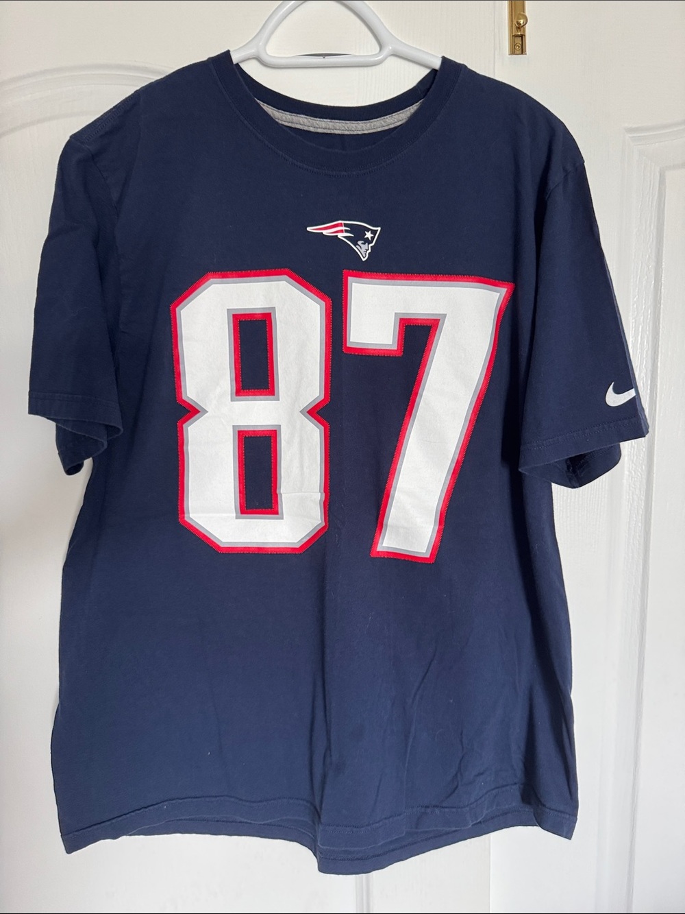 Gronkowski Nike Navy Patriots #87 T‑Shirt xl